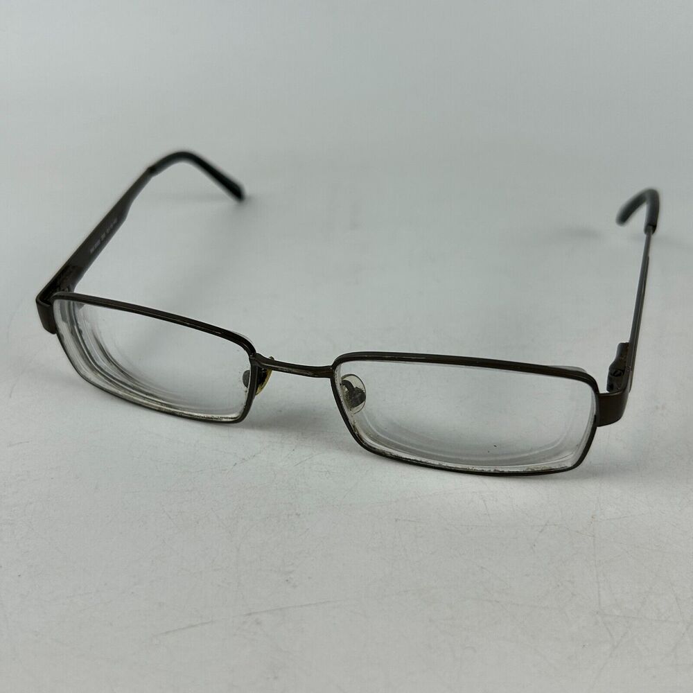 Robert Mitchel RM 0008 Eyeglasses Frames Mens Rectangle Gunmetal Full Rim 140 mm